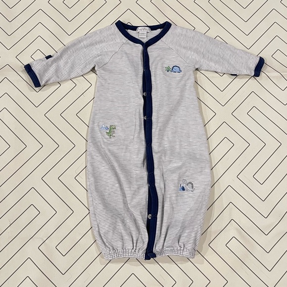 Kissy Kissy Pajamas Kissy Kissy Striped Dino Convertible Pajama